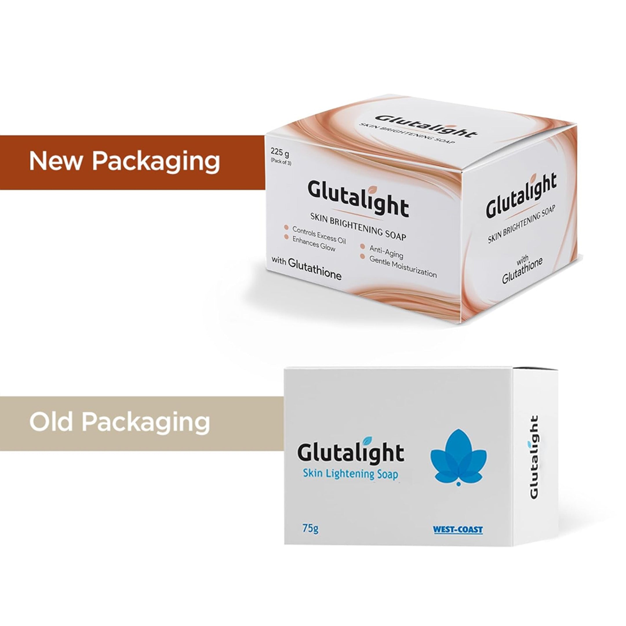 Glutalight Skin Lightening Soap with 1% Glutathione | Reduces Dark GB Glutalight Glutalight Skin Lightening Soap with 1% Glutathione | Reduces Dark GB Glutalight