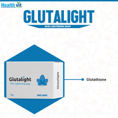 Glutalight Skin Lightening Soap with 1% Glutathione |Reduces Dark spots, Age Marks |for Skin Brightening – 75GM (Pack of 2)