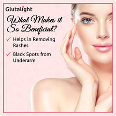 Glutalight Under Arm Cream For Removes Black Spot & Warts - 50 gm