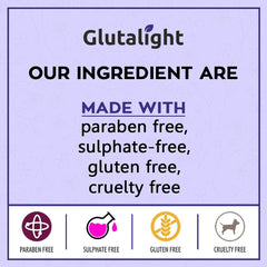 Glutalight Neck Firming Cream with .01% Glutathione, 2% Vitamin C, 0.01% Vitamin E, 1% Niacinamide, 1% Kojic Acid | Modifies Uneven Skin Shade and Brightens Skin - 50gm